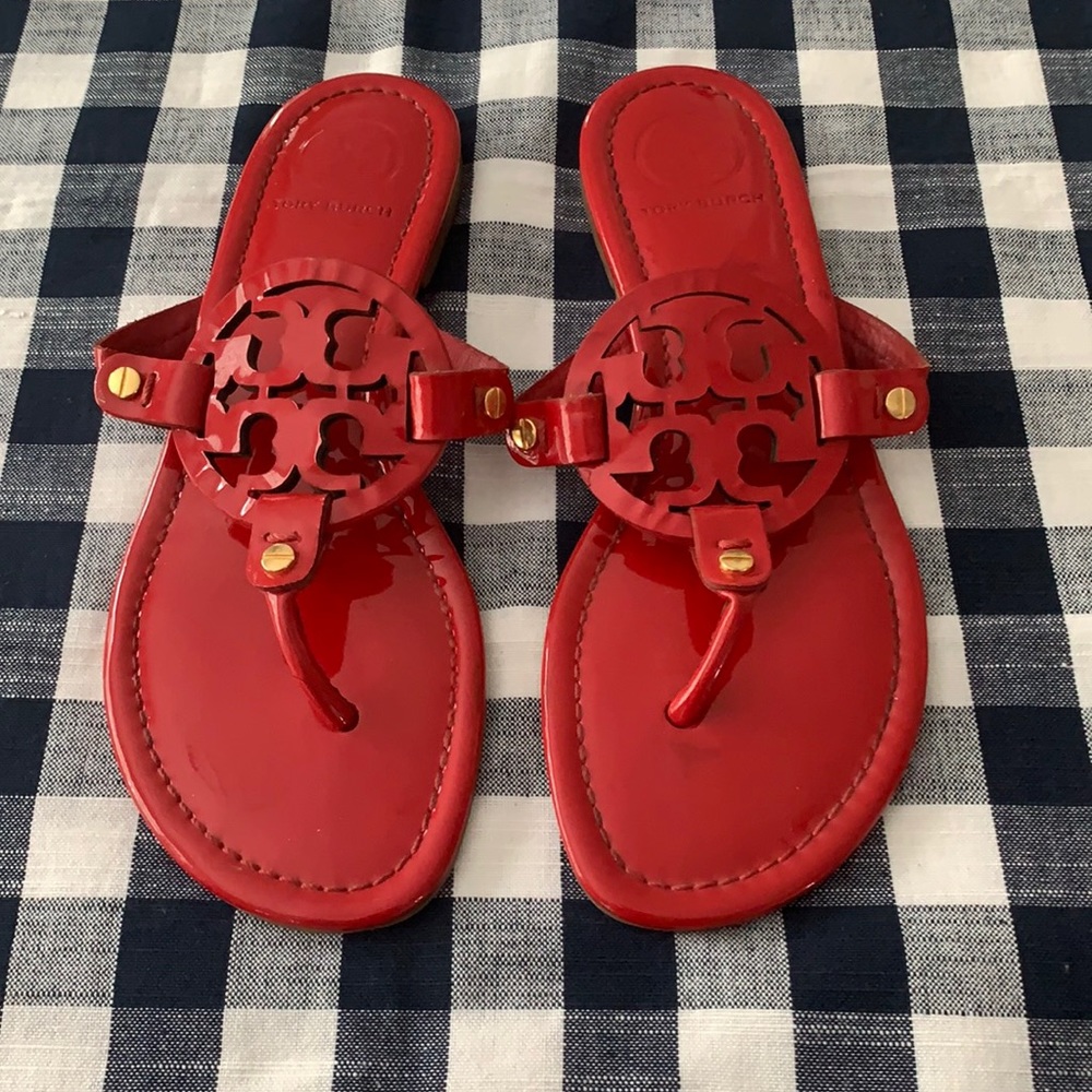 Tory Burch red sandals